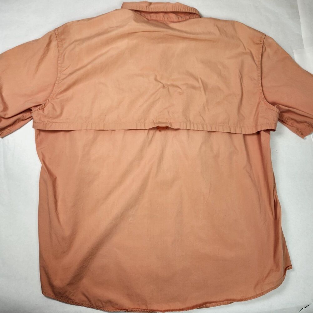 Woolrich Discovery Quest Men's XL Vented Fishing Shirt Dark Salmon - Picture 6 of 7